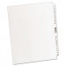 Avery AVE11396 Avery-Style Legal Exhibit Side Tab Divider, Title: 51-75, Letter, White