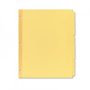 Avery 11505 Write-On Plain-Tab Dividers, 8-Tab, Letter, 24 Sets