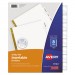 Avery AVE11124 Insertable Big Tab Dividers, 8-Tab, Letter