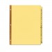 Avery 11306 Preprinted Laminated Tab Dividers w/Gold Reinforced Binding Edge, 25-Tab, Letter