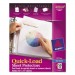 Avery 73803 Quick Top & Side Loading Sheet Protectors, Letter, Non-Glare, 50/Box