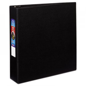 Avery 79982 Heavy-Duty Binder with One Touch EZD Rings, 11 x 8 1/2, 2" Capacity, Black