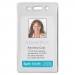 Advantus 75451 Proximity ID Badge Holder, Vertical, 2 3/8w x 3 3/8h, Clear, 50/Pack