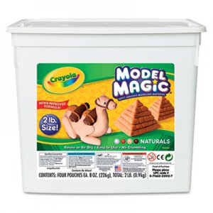 Crayola CYO232412 Model Magic Modeling Compound, Assorted Natural Colors, 2 lbs.