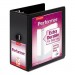 Cardinal CRD17951 Performer ClearVue Slant-D Ring Binder, 5" Cap, 11 x 8 1/2, Black