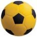 Champion Sports CSISFC Coated Foam Sport Ball, For Soccer, Playground Size, Yellow