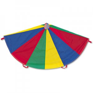 Champion Sports NP12 Nylon Multicolor Parachute, 12-ft. diameter, 12 Handles