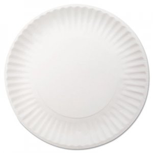 Dixie DXEWNP9OD White Paper Plates, 9" dia, 250/Pack, 4 Packs/Carton