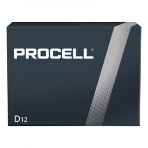 Procell DURPC1300 Alkaline D Batteries, 12/Box