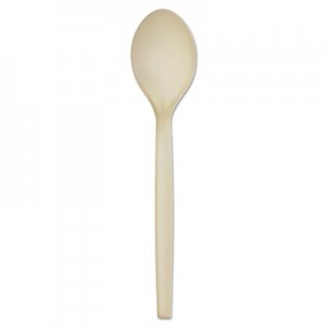 Eco-Products ECOEPS003 Plant Starch Spoon - 7", 50/PK, 20 PK/CT