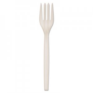 Eco-Products ECOEPS002 Plant Starch Fork - 7", 50/PK, 20 PK/CT