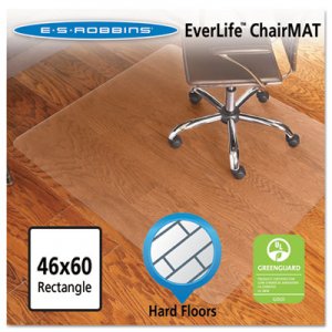 ES Robbins 131826 46x60 Rectangle Chair Mat, Economy Series for Hard Floors
