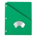 Pendaflex PFX32925 Essentials Slash Pocket Project Folders, 3 Holes, Letter, Green, 25/Pack