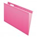 Pendaflex PFX415315PIN Colored Reinforced Hanging Folders, Legal Size, 1/5-Cut Tab, Pink, 25/Box