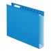 Pendaflex 4152X2BLU Reinforced 2" Extra Capacity Hanging Folders, 1/5 Tab, Letter, Blue, 25/Box
