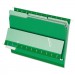 Pendaflex 421013BGR Interior File Folders, 1/3 Cut Top Tab, Letter, Bright Green, 100/Box