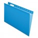 Pendaflex PFX415315BLU Colored Reinforced Hanging Folders, Legal Size, 1/5-Cut Tab, Blue, 25/Box