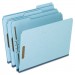 Pendaflex FP213 Pressboard Folders, 2 Fasteners, 1" Expansion, 1/3 Cut, Letter, Blue, 25/Box