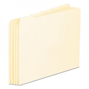 Pendaflex PFXEN205 Blank Top Tab File Guides, 1/5-Cut Top Tab, Blank, 8.5 x 11, Manila, 100/Box