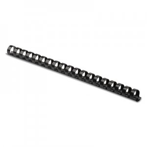 Fellowes 52323 Plastic Comb Bindings, 1/2" Diameter, 90 Sheet Capacity, Black, 25 Combs/Pack