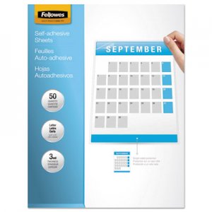 Fellowes 5221502 Self-Laminating Sheets, 3mil, 12 x 9 1/4, 50/Box