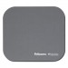 Fellowes 5934001 Mouse Pad w/Microban, Nonskid Base, 9 x 8, Graphite
