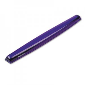 Fellowes 91437 Gel Crystals Keyboard Wrist Rest, Purple