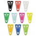 GEM GEMPC0600 Plastic Paper Clips, Large (No. 6), Assorted Colors, 200/Box