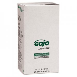 GOJO 7572 SUPRO MAX Hand Cleaner Refill, 5000 mL, Herbal Scent, Beige, 2/Carton