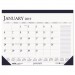 House of Doolittle HOD164 Recycled Two-Color Monthly Desk Pad Calendar w/Large Notes Section, 22x17, 2019
