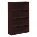 HON HON105534NN 10500 Series Laminate Bookcase, Four-Shelf, 36w x 13-1/8d x 57-1/8h, Mahogany