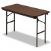Iceberg 55304 Economy Wood Laminate Folding Table, Rectangular, 48w x 24d x 29h, Walnut