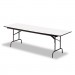 Iceberg 55227 Premium Wood Laminate Folding Table, Rectangular, 72w x 30d x 29h, Gray/Charcoal