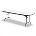 Iceberg 55217 Premium Wood Laminate Folding Table, Rectangular, 60w x 30d x 29h, Gray/Charcoal