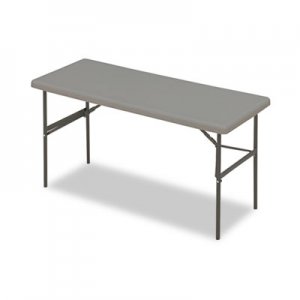 Iceberg 65377 IndestrucTables Too 1200 Series Resin Folding Table, 60w x 24d x 29h, Charcoal