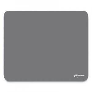 Innovera IVR52449 Latex-Free Synthetic Rubber Mouse Pad, Gray