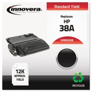 Innovera IVR83038 Remanufactured Q1338A (38A) Toner, Black