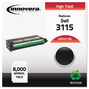 Innovera IVRD3115B Remanufactured 310-8395 (3115) High-Yield Toner, Black