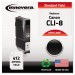 Innovera IVRPCLI8BK Remanufactured 0620B002 (CLI8BK) Ink, Black