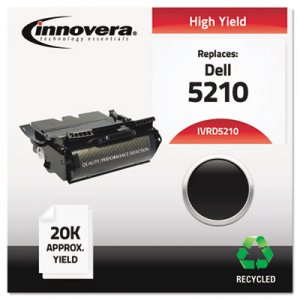 Innovera IVRD5210 Remanufactured 341-2916 (5210) Toner, Black