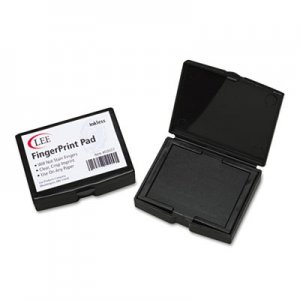 LEE 03027 Inkless Fingerprint Pad, 2 1/4 x 1 3/4, Black