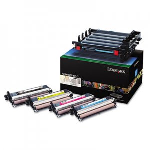 Lexmark C540X74G C540X74G Phtocndctor Unit, 1 Black, 1 Cyan, 1 Magenta, 1 Yellow Developer Units