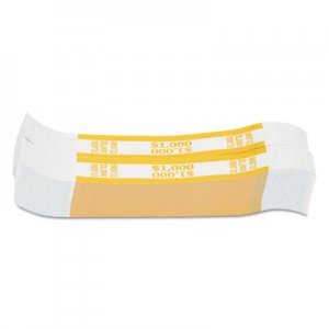 Pap-R Products CTX401000 Currency Straps, Yellow, $1,000 in $10 Bills, 1000 Bands/Pack