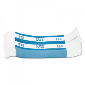 Pap-R Products CTX400100 Currency Straps, Blue, $100 in Dollar Bills, 1000 Bands/Pack