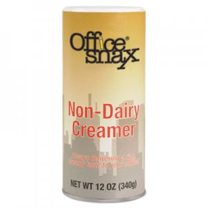 Office Snax 00020 Reclosable Canister of Powder Non-Dairy Creamer, 12oz