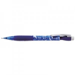 Pentel AL27TC Icy Mechanical Pencil, .7mm, Trans Blue, Dozen