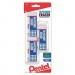 Pentel PENZEH10BP3K6 Hi-Polymer Block Eraser, White, 3/Pack