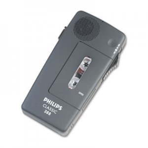 Philips PSPLFH038800B Pocket Memo 388 Slide Switch Mini Cassette Dictation Recorder