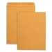 Quality Park QUA41667 Catalog Envelope, #13 1/2, Square Flap, Gummed Closure, 10 x 13, Brown Kraft, 100/Box