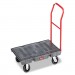 Rubbermaid Commercial RCP443600BK Heavy-Duty Platform Truck Cart, 2,000 lb Capacity, 24 x 48 Platform, Black